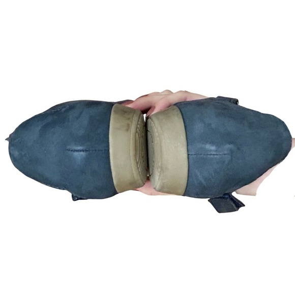 Earth Origins Bonnie Leather Cutout Mary Jane Flats Blue Size 9.5M - Picture 8 of 9